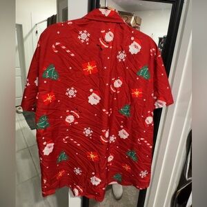 Festive Red Christmas Shirt xxl men